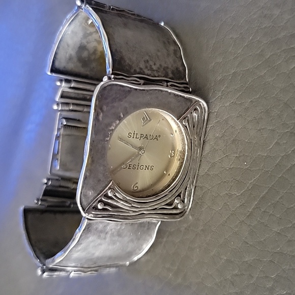 Silpada Sterling Silver Square Panel Watch - Picture 12 of 12